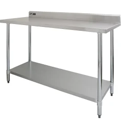 Plan De Travail Buanderie|MonsterShop KuKoo Table de Travail en Inox - 150 x 60 x 90 xm