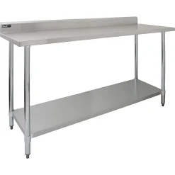 MonsterShop KuKoo Table de Travail en Inox - 180 x 60 x 90 cm