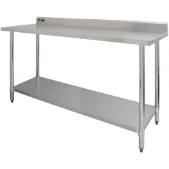 MonsterShop KuKoo Table de Travail en Inox - 180 x 60 x 90 cm