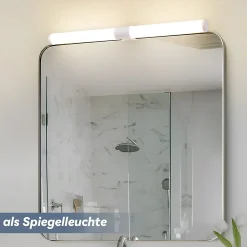 Nettlife Lampe de miroir de salle de bain LED 40 cm 6 W IP44 4 000 K