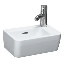 Laufen Pro Lave-mains 36x25 cm avec trou pour robinetterie sur la droite, Blanc (H8169550001061)