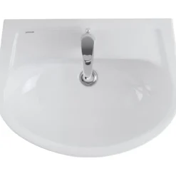 Lavabo|Sanindusa Lavabo 60cm mural céramique traditionnelle Cetus blanc