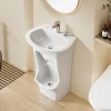 Lavabo|Dileci Lavabo d'ablutions Méca - Bassin Lavage des pieds Wudu Blanc -