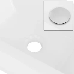 Ml-Design Lavabo de salle de bain vasque à poser toilette blanc en céramique 510 x 250 mm