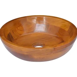 Lavabo|Helloshop26 Lavabo de salle d'eau vasque à bois