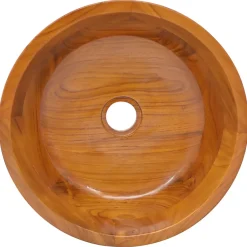 Lavabo|Helloshop26 Lavabo de salle d'eau vasque à bois