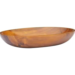 Helloshop26 Lavabo de salle d'eau vasque à bois