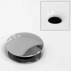ECD Germany Lavabo en ceramique blanc vasque a poser rond Evier design moderne 400x400mm