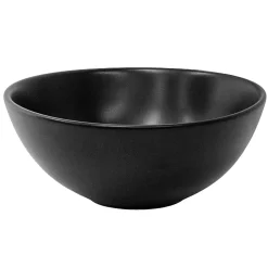Vasque À Poser|Luxebath Lavabo en ceramique noir mat vasque a poser ronde pour salle de bain 280x150 mm