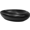 Vasque À Poser|Luxebath Lavabo en ceramique noir mat vasque a poser pour salle de bain 585x375x145 mm
