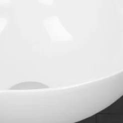 Vasque À Poser|Ml-Design Lavabo en ceramique pour salle de bain lavabo a poser forme ronde 28x11,6 cm