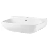GoodHome Lavabo en céramique, blanc, l.55 cm Teesta