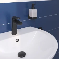 Lavabo|GoodHome Lavabo en céramique blanc brillant l.55,5 x H.19,1 x P.47,2 cm Tasi