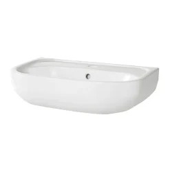 GoodHome Lavabo en céramique blanche l.57 cm Cavally