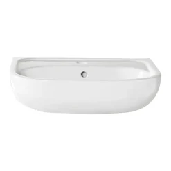 GoodHome Lavabo en céramique blanche l.57 cm Cavally