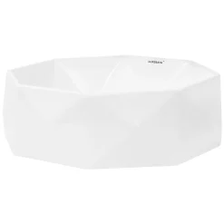Vasque À Poser|Ml-Design Lavabo en céramique pour salle de bain lavabo en forme de diamant 42x13,5 cm