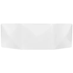Vasque À Poser|Ml-Design Lavabo en céramique pour salle de bain lavabo en forme de diamant 42x13,5 cm
