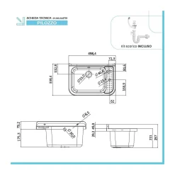 Lavabo|Intec Lavabo Mural en Résine Blanc 50 x 32 cm Vasque Suspendue Anti-chocs - Evier Lave-Mains Salle de Bain WC Garage Buanderie