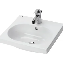 Sanindusa Lavabo mural pour enfant céramique traditionnelle WCkids sanitaires pour enfant 43 blanc