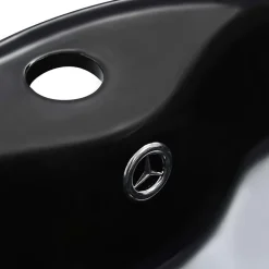 Lavabo|Home Maison Lavabo rond avec trop-plein (36x13 cm - Noir)