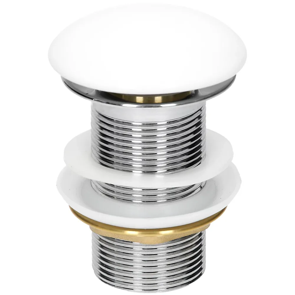 Lavabo|ECD Germany Lavabo salle de bain céramique blanc avec garniture de vidange 400x400x135 mm