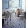 Sarreguemines Lavabo sur colonnettes Louxor blanc