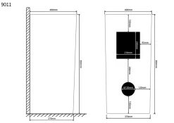 Lavabo|Dileci Lavabo Totem Colonne Blanc Carré Hauteur 83