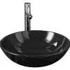 Lavabo|Helloshop26 Lavabo vasque salle de bain diamètre verre transparent
