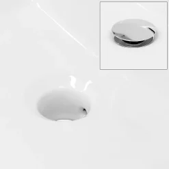 Vasque À Poser|ECD Germany Lavabo vasque salle de bain en céramique suspendu / à poser angulaire 415x360mm
