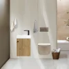 Plan Vasque Lave-Mains|Jindoli Lave main 40 cm effet chêne vieilli Aquapicolo