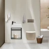Jindoli Lave main 60 cm métal noir Aquafredo
