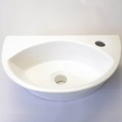 Lavabo|Rue Du Bain Lave main Ovale - Céramique - 40x29 cm - Elipse