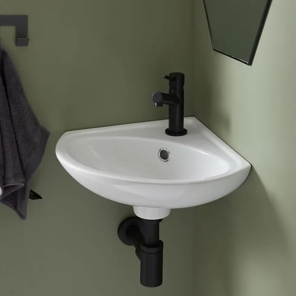 Lavabo|Planète Bain Lave mains d 'angle à suspendre