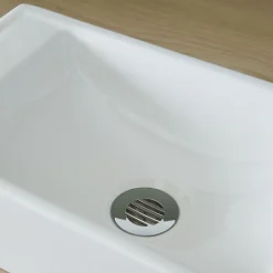 Lavabo|Planète Bain Lave mains rectangle blanc contemporain