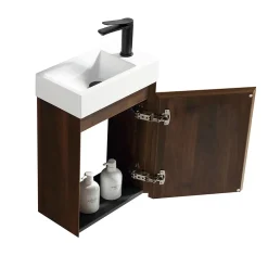 Jindoli Lave-main 40 cm noyer Aquastretto