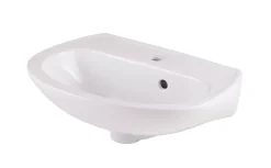 GoodHome Lave-mains céramique blanc Zuari