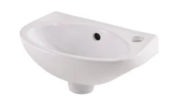 Lavabo|GoodHome Lave-mains céramique blanc Bori 35 cm