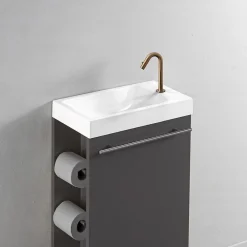 Essebagno Lave-mains cuivre brossé eau froide Indus