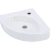 Jacob Delafon Lave-mains d'angle - - Odéon rive gauche - 34 X 34 cm