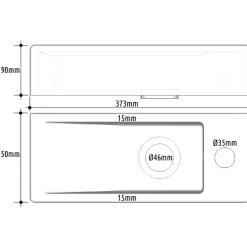 Lavabo|Planète Bain Lave-mains gain de place noir mat à suspendre 37 x 15 cm - robinet à droite - Longine