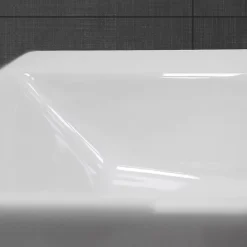 Vasque À Poser|ECD Germany Lave-mains lavabo vasque salle de bain ceramique rectangulaire blanc 350x205mm