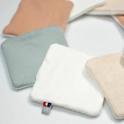 Serviette De Toilette|Sevira Kids Lingettes bébé lavables en lin 8 pièces