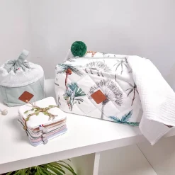 Serviette De Toilette|Sevira Kids Lingettes lavables en bambou 8 pièces Safari