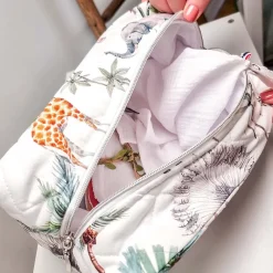 Serviette De Toilette|Sevira Kids Lingettes lavables en bambou 8 pièces Safari