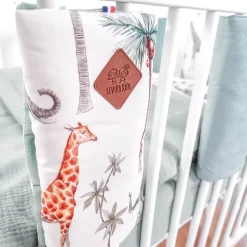 Serviette De Toilette|Sevira Kids Lingettes lavables en bambou 8 pièces Safari