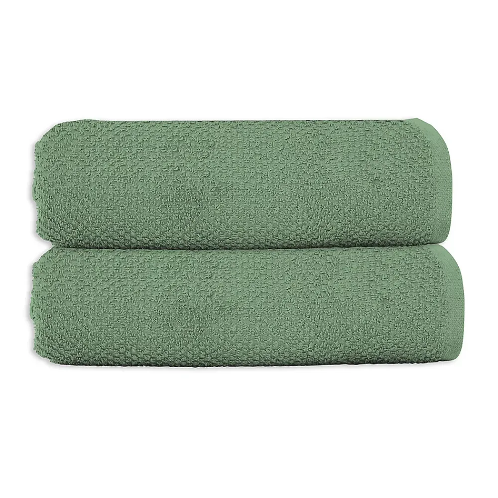Serviette De Bain|Guy Levasseur Lot 2 serviettes de bain 70x140 coton éponge 70x140cm