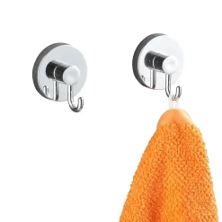 Etagère Salle De Bains|Wenko Lot de 2 crochets brillant Magic-Loc