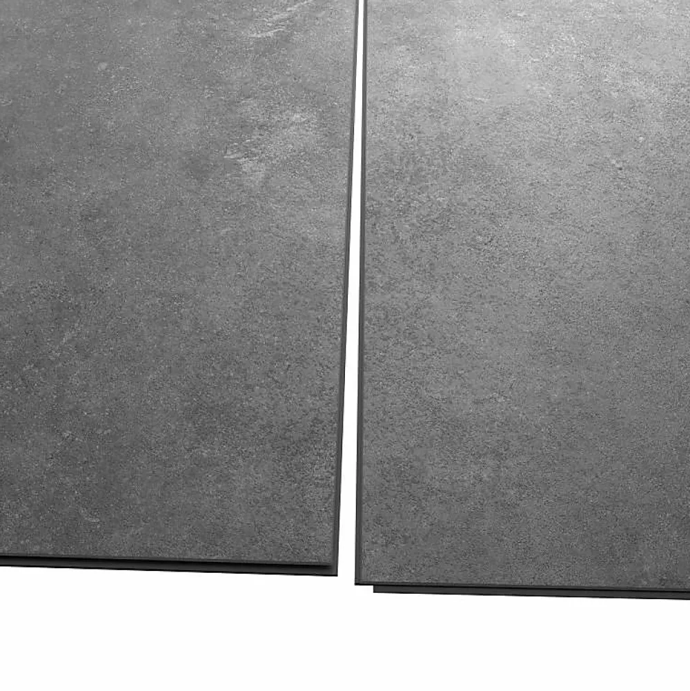 Panneau Mural De Salle De Bains|Decoon Lot de 4 Dalles Murales Douche SPC/PVC Décor effet Pierre Gris - 59,2x118,4cm - 2,8M²