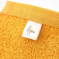 Serviette De Bain|Linnea Lot de 2 draps de bain 90x150 cm ALPHA jaune Or
