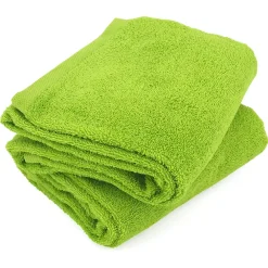 Linnea Lot de 2 draps de douche 70x130 cm ALPHA vert Pistache